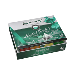 Набор чая SVAY Herbal Variety, 8 вкусов, 48 пирамидок MXSV45081