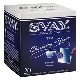 {{photo.Alt || photo.Description || 'Чай SVAY Волшебная Африка, ройбуш, саше 20*2г.'}}