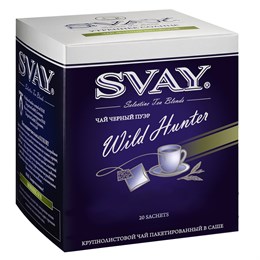 {{photo.Alt || photo.Description || 'Чай SVAY Дикий охотник, пуэр, саше 20*2г.'}}