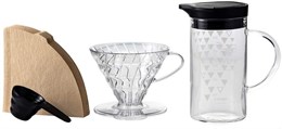 {{photo.Alt || photo.Description || 'Кофейник и воронка V60 HARIO VDSS-3012, 40 фильтров, 500 мл'}}