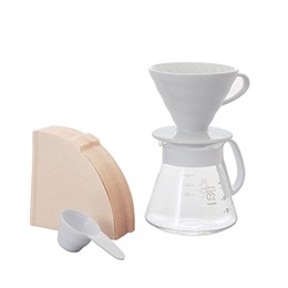 {{photo.Alt || photo.Description || 'Кофейник и воронка V60 HARIO XVDD-3012W, 600 мл'}}