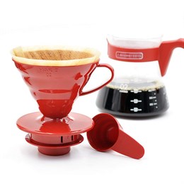Кофейный набор HARIO: воронка пластковая, чайник и фильтры