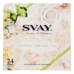 {{photo.Alt || photo.Description || 'Набор чая Svay Flower time and tea, 4 вида, 24 пирамидки'}}