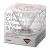 Кофейный набор HARIO VDFT-02T 2в1, воронка V60+фильтры 40 шт VDFT-02T - фото 11989
